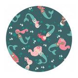 Mermaids in Ocean - Ahoy! Mermaids Collection - Riley Blake Designs