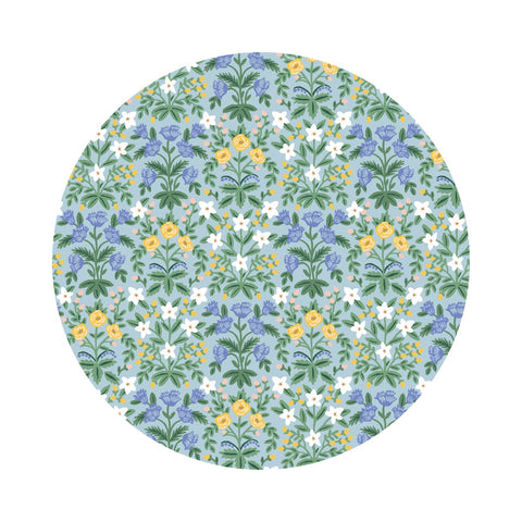 Lottie in Blue - Bramble by Rifle Paper Co. - Cotton + Steel Fabrics