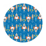 Spaceships in Blue - Space Monkey Collection - Paintbrush Studio Fabrics
