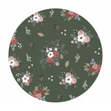 Floral in Forest - Warm Wishes Collection - Riley Blake Designs