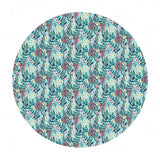.5 meters left! - Hanna in Aqua - Floral Pets Collection - Blend Fabrics