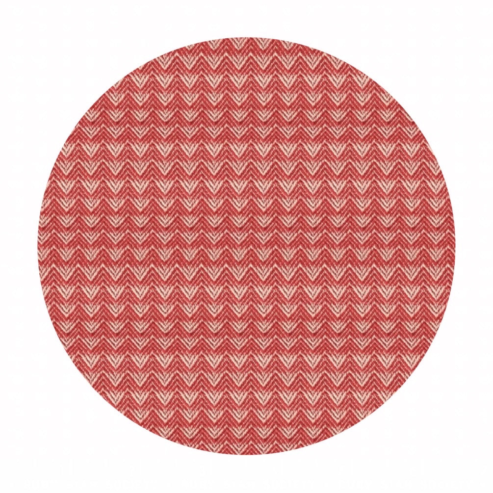 4 meters left! - Mountains in Warm Red - Warp & Weft Wovens Collection - Alexia Abegg - Ruby Star Society
