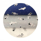 1.5 meters left! - Astronauts White Sparkle - Out of this World with NASA Collection - Riley Blake Designs