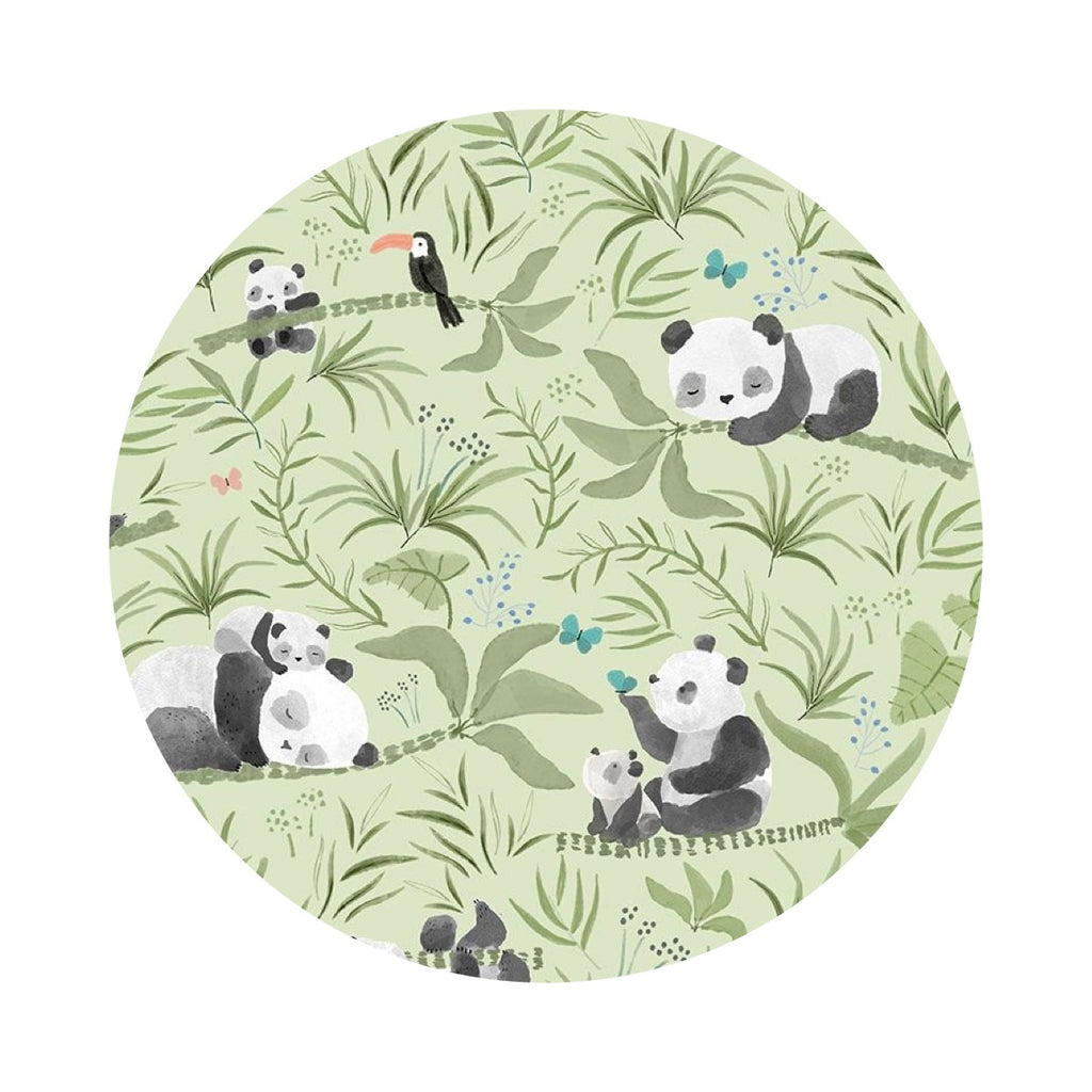 1 meter left! - Bamboozled - Panda Monium Collection - Dear Stella Fabrics