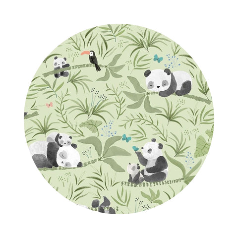 .5 meters left! - Bamboozled - Panda Monium Collection - Dear Stella Fabrics
