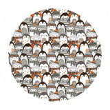 Cozy Penguin Stack in Multi - Penguin Paradise Collection - Camelot Fabrics