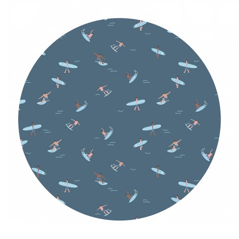 2 meters left! - Surf's Up in Cadet - Riptide Collection - Riley Blake Designs