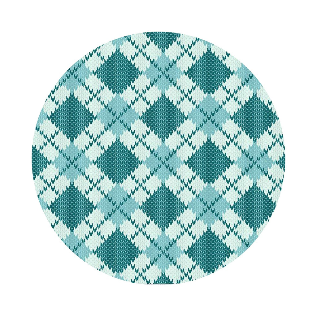 Argyle in Glacier - Forest Friends Collection - Riley Blake Designs