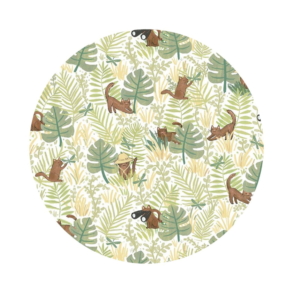 Kitty Safari - Let's Get Wild Collection - Dear Stella Fabrics