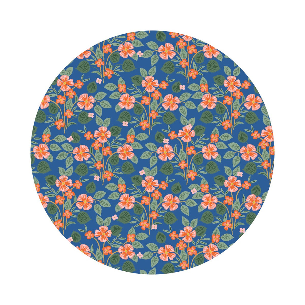 Briar in Navy - Bramble by Rifle Paper Co. - Cotton + Steel Fabrics
