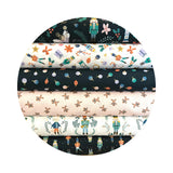 3 meters left! - Nutters in Phantom - Nutcracker Collection - Dear Stella Fabrics