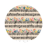 Music Notes in Natural Canvas - Bramble Collection by Rifle Paper Co. - Cotton + Steel Fabrics