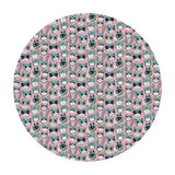 Woodland Creatures in Pink - Have Fun, Stay Safe! Collection - Paintbrush Studio Fabrics
