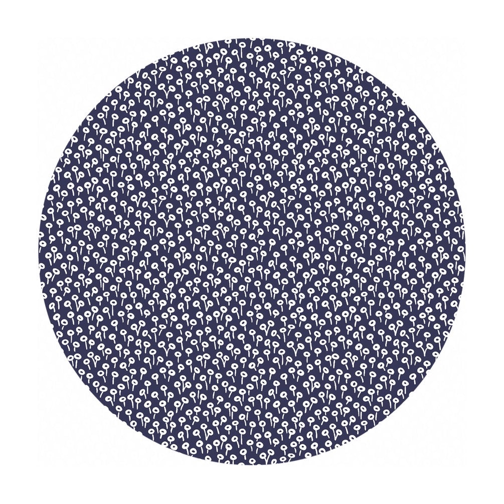 .5 meters left! - Tapestry Dot in Navy Cotton - Basics by Rifle Paper Co. - Cotton + Steel Fabrics