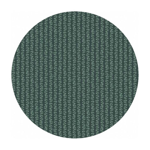 Laurel Stripe Cotton in Hunter - Strawberry Fields by Rifle Paper Co. - Cotton + Steel Fabrics