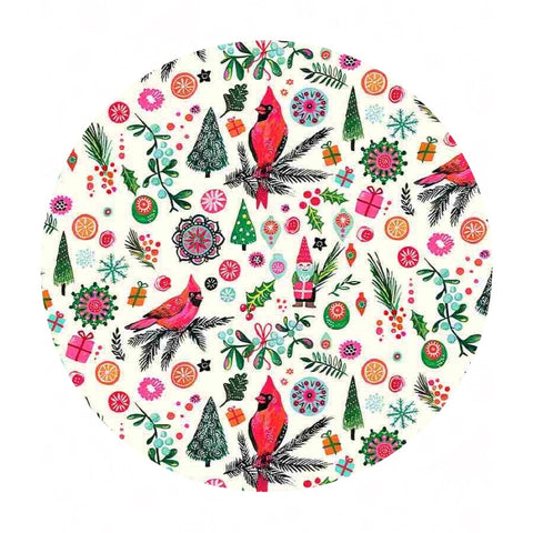 2 meters left! - Deck the Halls - Rebel Without a Claus Collection - Dear Stella Fabrics