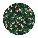 .5 meters left! - Mistletoe in Evergeen Unbleached Canvas - Holiday Classics by Rifle Paper Co. - Cotton + Steel Fabrics