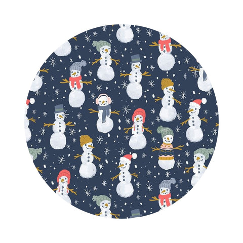 .5 meters left! - Snowman Parade - Snow Much Fun Collection - Dear Stella Fabrics