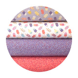 1 meter left! - Sprinkles in Lilac - Ice Cream Blossoms Collection - Camelot Fabrics