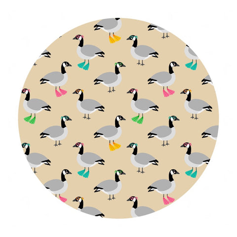 2 meters left! - Canadian Geese in Cotton - Purely Canadian Eh! Summer BBQ Collection - Robert Kaufman Fabrics