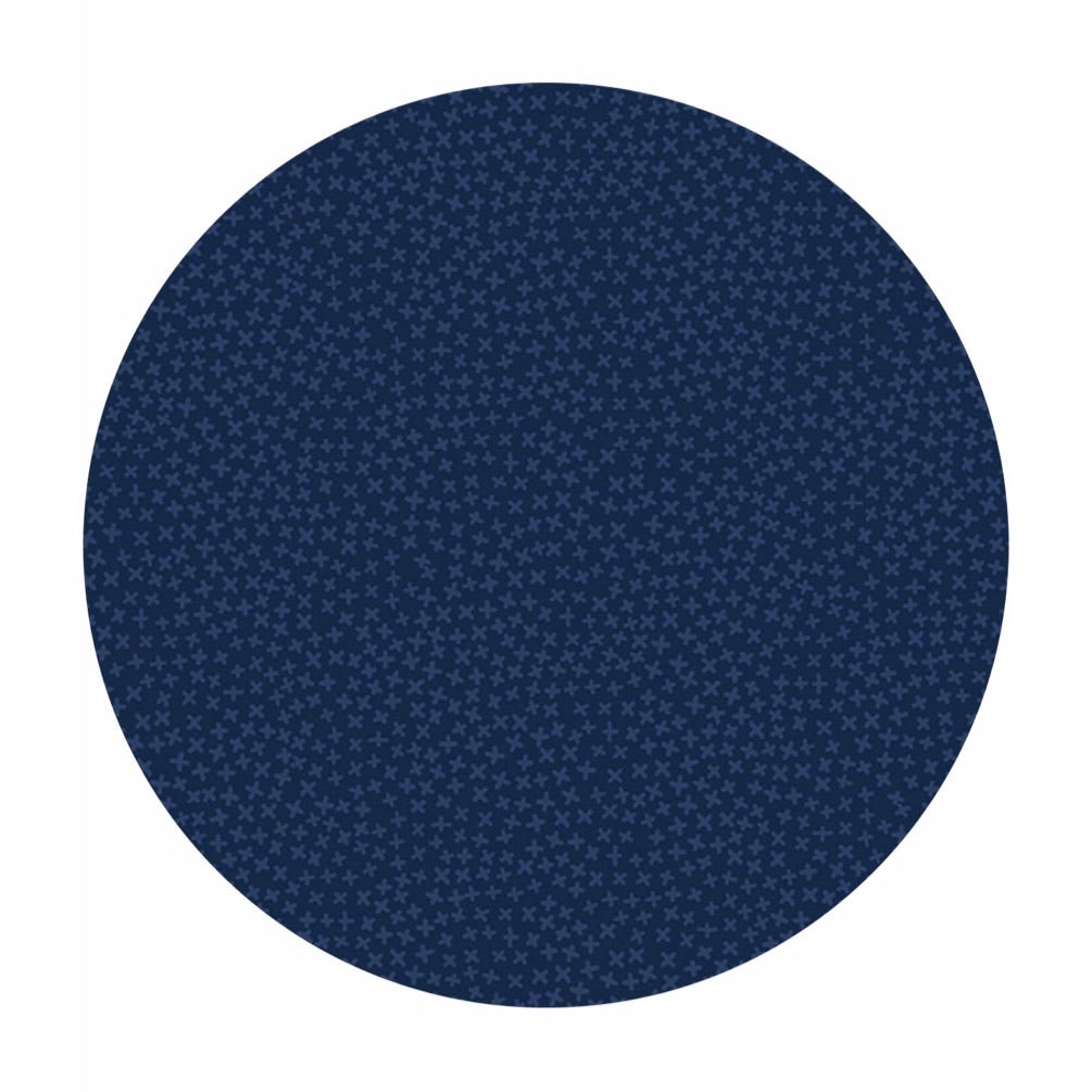 1.5 meters left! - Jax in Sapphire - Jax Collection - Dear Stella Fabrics