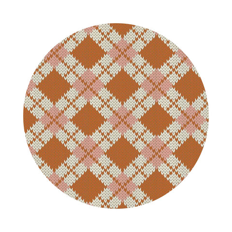 Argyle in Auburn - Forest Friends Collection - Riley Blake Designs