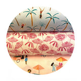 Beach Umbrellas in White - Girls Just Wanna Have Sun Collection - Dear Stella Fabrics