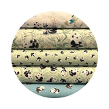 .5 meters left! - Bamboozled - Panda Monium Collection - Dear Stella Fabrics