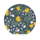 Daisy Fields in Navy Metallic Canvas - Bramble Collection by Rifle Paper Co. - Cotton + Steel Fabrics