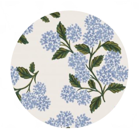 1 meter left! - Hydrangea in Cream Cotton - Meadow by Rifle Paper Co. - Cotton + Steel Fabrics