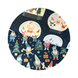 Hangin' With My Gnomies in Moonlight - Naughty & I Gnome It Collection - Dear Stella Fabrics