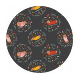 Dog Days of Autumn in Charcoal - Sweater Weather Collection - Camelot Fabrics