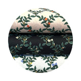 Arbor Rose in Black Metallic - Bramble by Rifle Paper Co. - Cotton + Steel Fabrics
