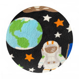 .5 meters left! - Outer Space Astronauts in Super Soft Fleece - Printed Fleece by Vita Lane - Camelot Fabrics