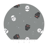 Empire Dreams in Gray - Character Nursery Collection - Camelot Fabrics