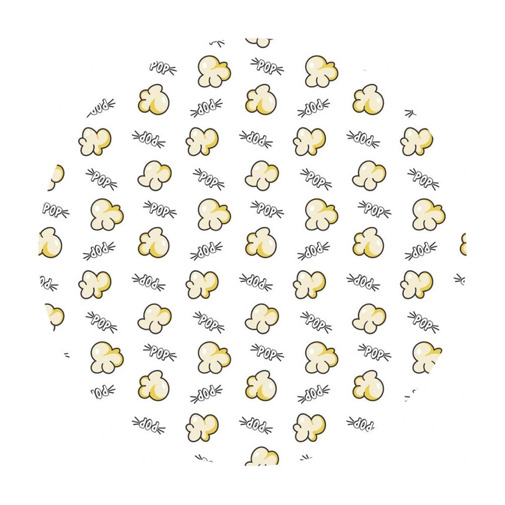 Popcorn in White - Time to Pop Collection - Camelot Fabrics