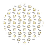 Popcorn in White - Time to Pop Collection - Camelot Fabrics