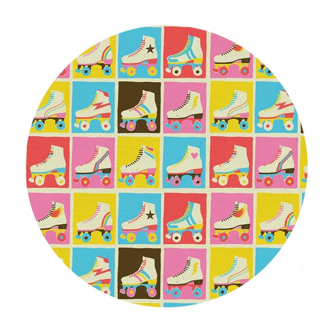4 meters left! - Skate Blocks - Let the Good Times Roll Collection - Paintbrush Studio Fabrics