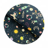 1.5 meters left! - Lost in Space in Midnight - Space Magic Collection - Dear Stella Fabrics