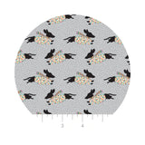 Fabulous Pups in Gray - Daschund Through the Snow Collection - Camelot Fabrics