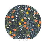 Citrus Grove in Navy - Bramble by Rifle Paper Co. - Cotton + Steel Fabrics