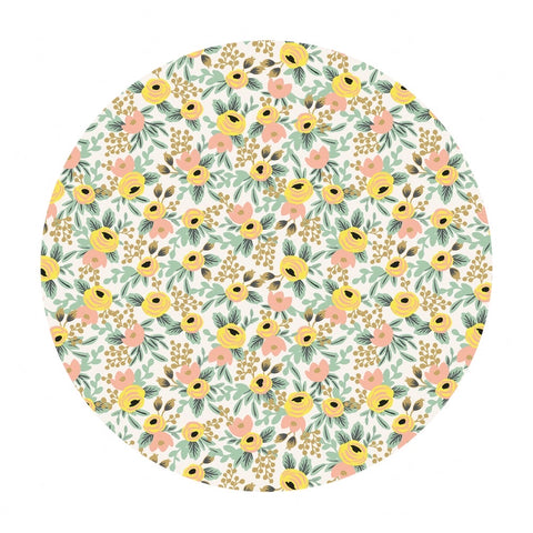 Rosa in Cream Cotton - Primavera by Rifle Paper Co. - Cotton + Steel Fabrics