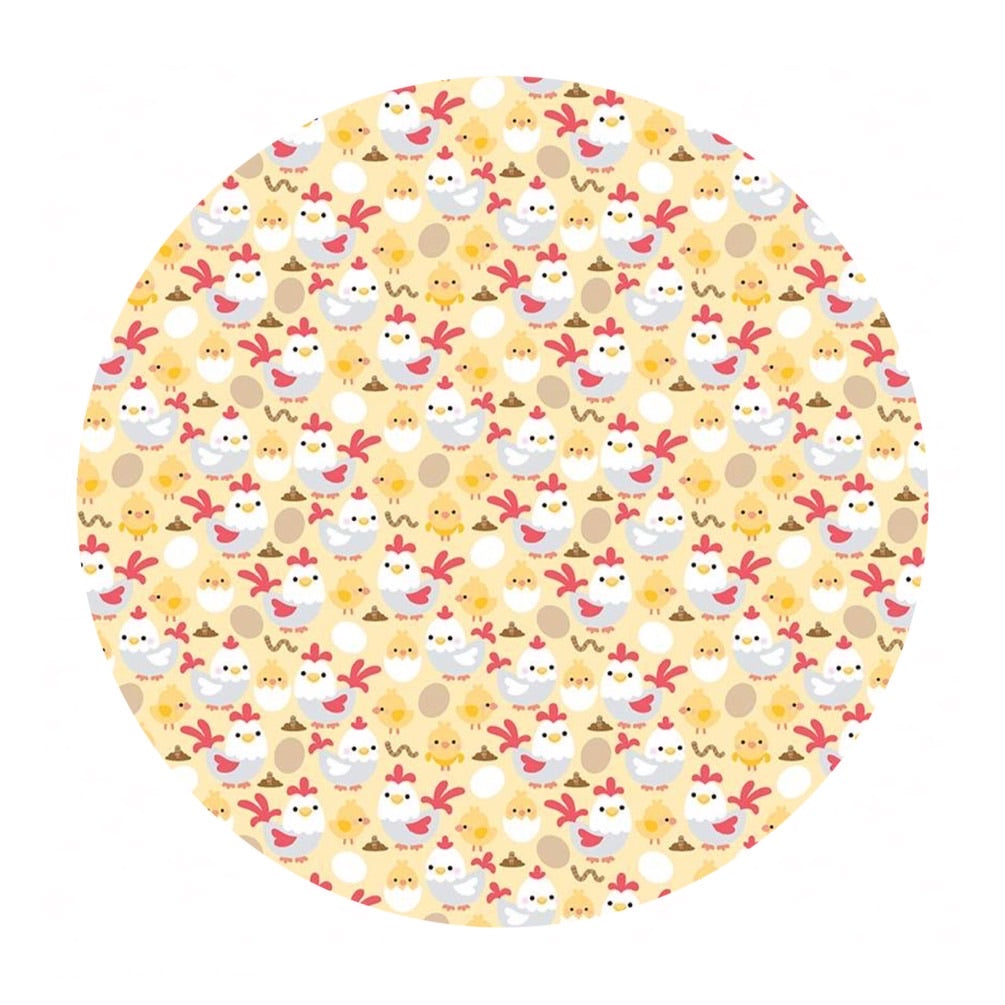 1.5 meters left! - Chickens in Yellow - Down on the Farm Collection - Riley Blake Designs