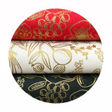 3 meters left! - Colette in Evergreen Metallic Cotton - Holiday Classics by Rifle Paper Co. - Cotton + Steel Fabrics