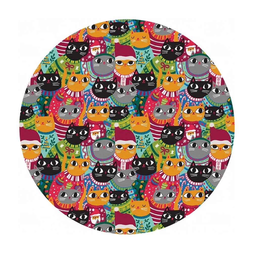 Christmas Sweater Cats - Christmas Sweater Cats Collection - Paintbrush Studio Fabrics