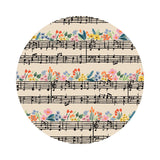 Music Notes in Natural Canvas - Bramble Collection by Rifle Paper Co. - Cotton + Steel Fabrics