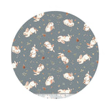 4 meters left! - Bunnies in Blue - Little Forest Collection - Dear Stella Fabrics