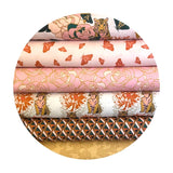 Floral in Pink - Tiger Lily Trail Collection - Paintbrush Studio Fabrics