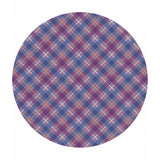 Purple Iona Check with Copper Metallic - Iona Collection - Lewis & Irene Fabrics