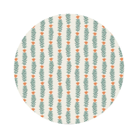 Eden in Red on Cream Cotton - Camont Collection by Rifle Paper Co. - Cotton + Steel Fabrics